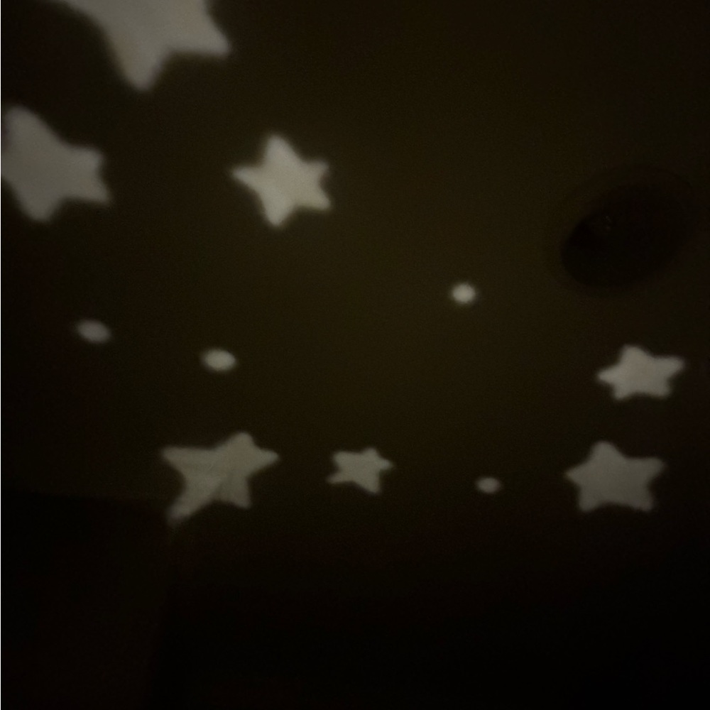Starry Night Light Ceramic White Globe Lamp - Picture 4 of 11